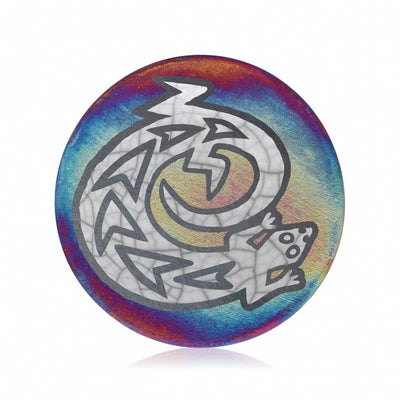 Raku Silhouette Coaster