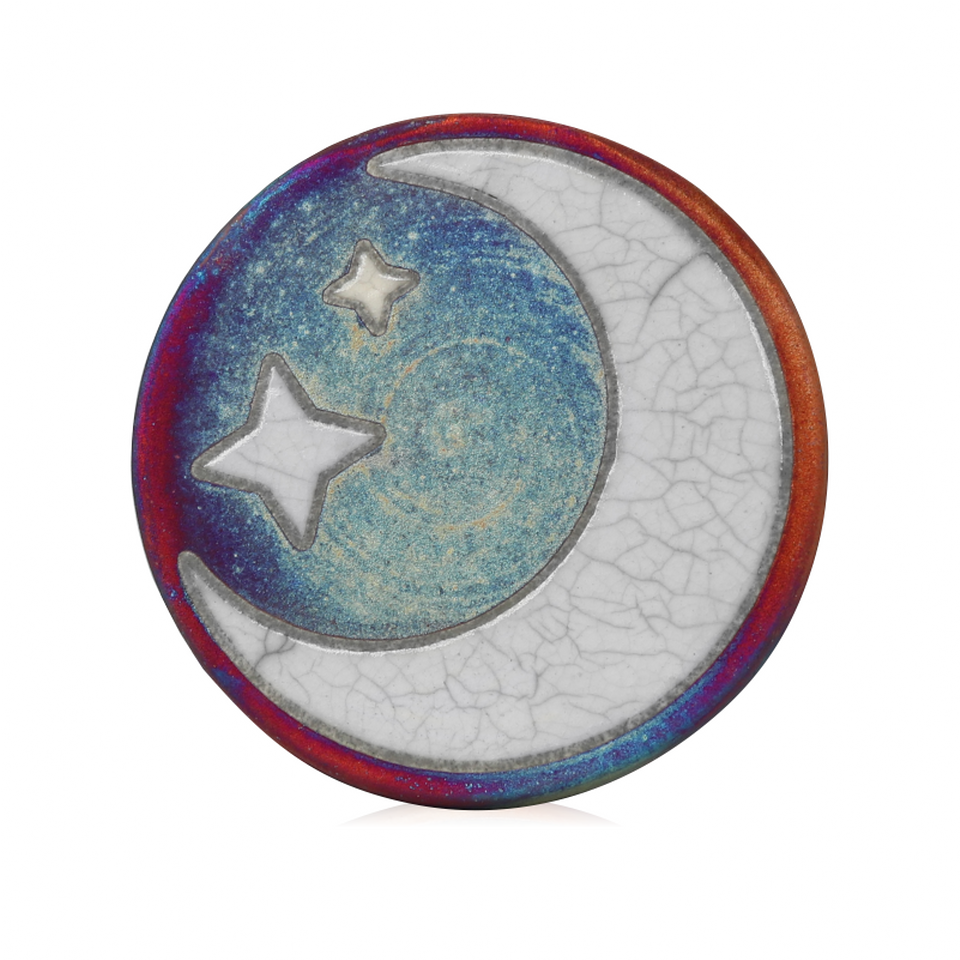 Raku Silhouette Coaster
