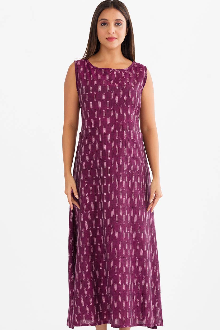 Sevya Handmade - Neela Ikat Handloom Dresses