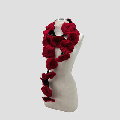 20 Flowers Scarf, Flowers Garland or Wall Hanging-Feltiful