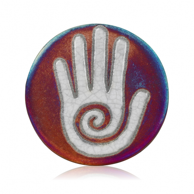 Raku Silhouette Coaster
