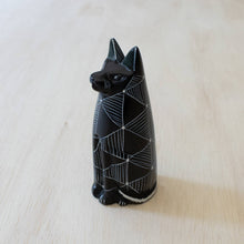 Venture Imports LLC - Etched Black Sitting Cat