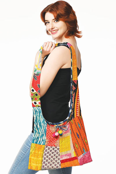 Kantha Jhola Bag-Sevya Handmade