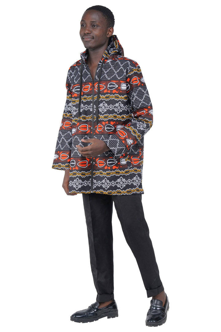 Unisex African Zipper Hoodie |-Satsuma – Cultural Interiors