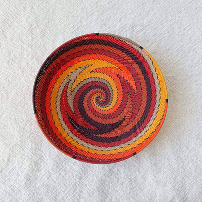 Zulu Wire Bowl: Fire-Amsha