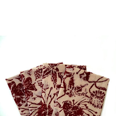 Bloom Cotton Napkins (Set of 4)-Ichcha