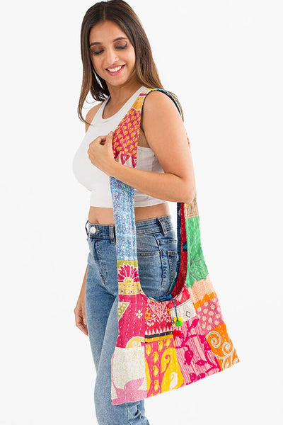Kantha Jhola Bag-Sevya Handmade