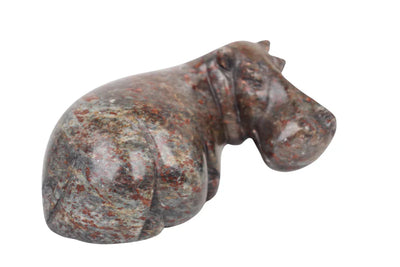 Shona Tribe Serpentine Stone Hippo Sculpture