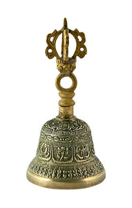 4" Bronze Tibetan Bell - Om Imports