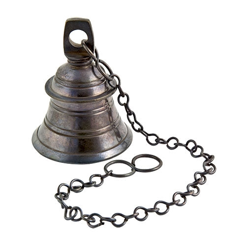 Brass Temple Bell Antique Finish - 2
