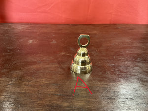 6 Pieces Assorted Brass Bells - Om Imports