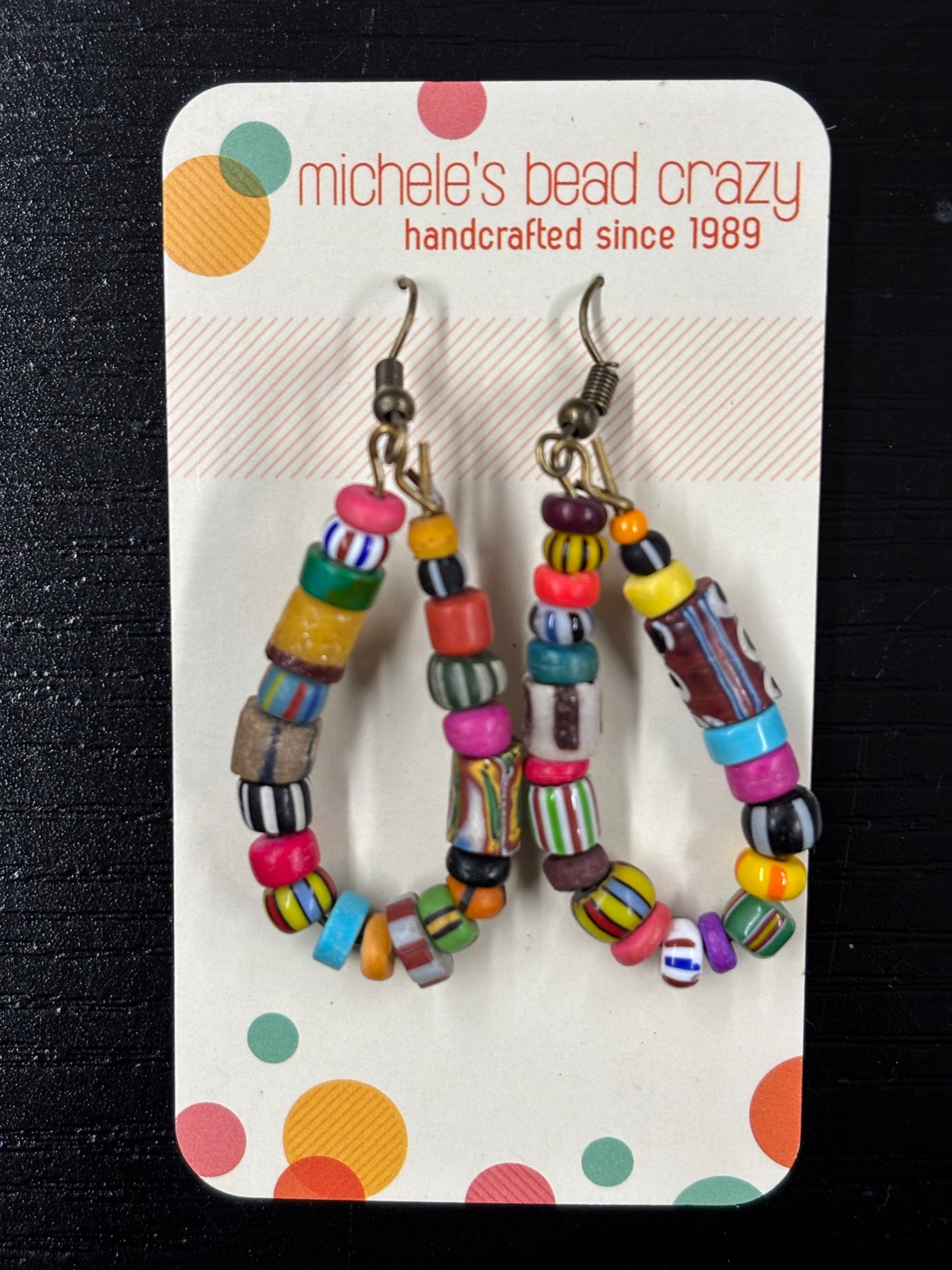 African Beaded Earrings