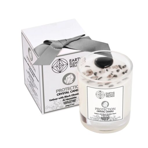 Love-Earths Elements  Crystal Candle