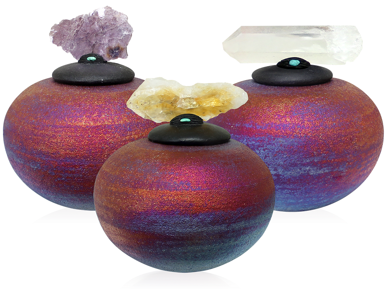 Raku Crystal Dream Jar