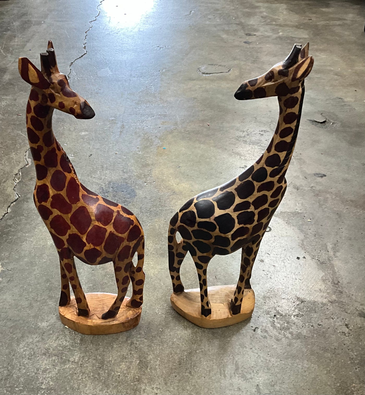 Wood Carved Giraffe