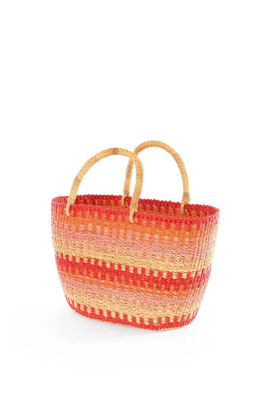 Accra Patterned Grass Tote