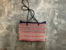 African Woven Handbag -Thin Leather Straps - ASAA Imports