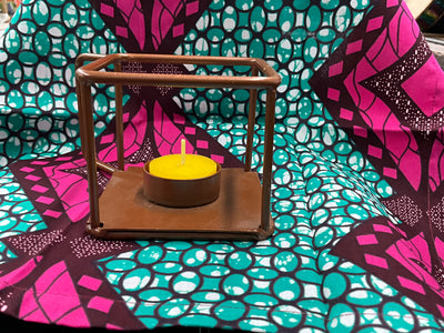Metal Candle Holder with Handle