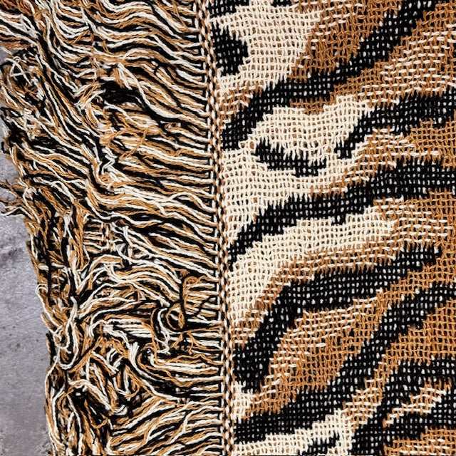 Tiger Patterned Throw