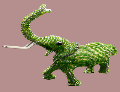 South African Beaded Animals- Elephant