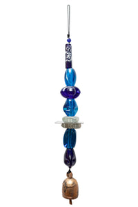 Blue Stone Age Beads/Bell _ Moksha