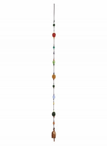 The Glass Melon Beads/with bell/39"L