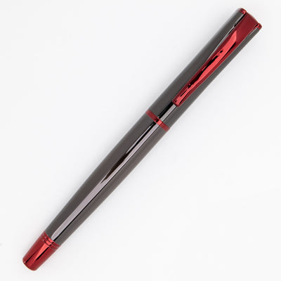 Metallic Ballpoint Pen (Red Accent)