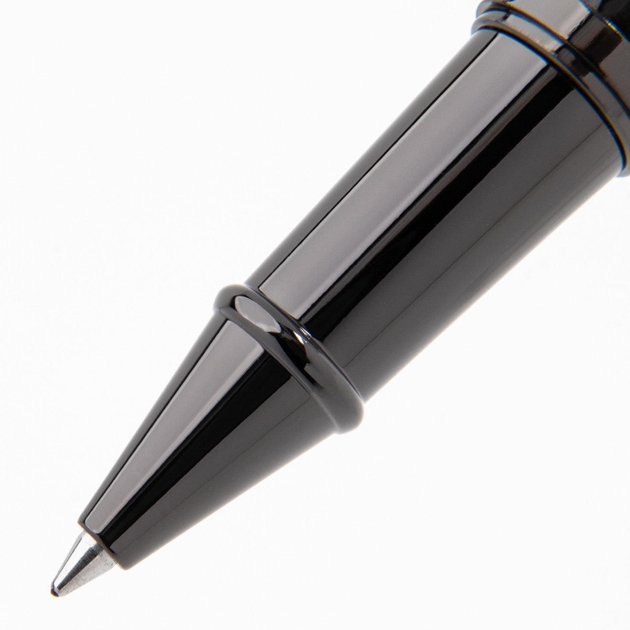 Metallic Ballpoint Pen (Red Accent)