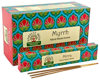 Myrrh - Namaste India Traditional Masala Incense - Om Imports
