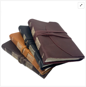 Italian Leather Wrap Journal (Blank) - Manufactus
