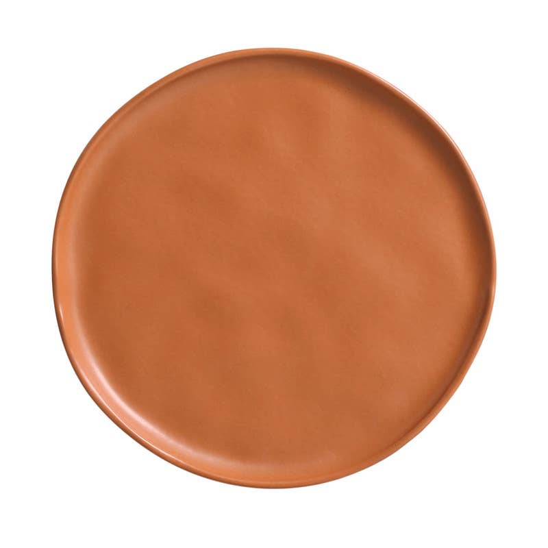 Bio Stoneware Terracotta Dessert Plate, 8.46" -Porto Brasil