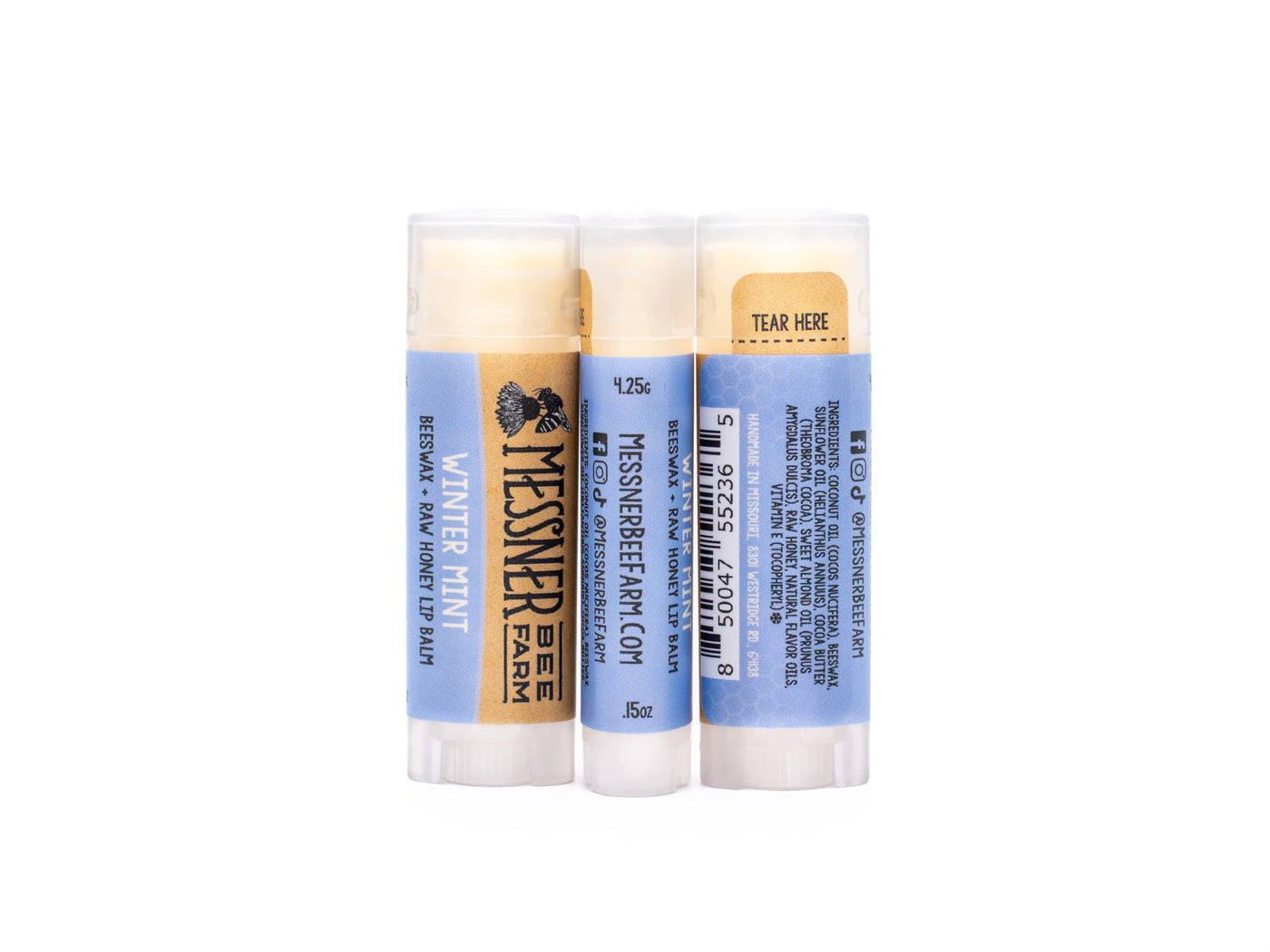 Messner Bee Farm - Winter Mint Lip Balm