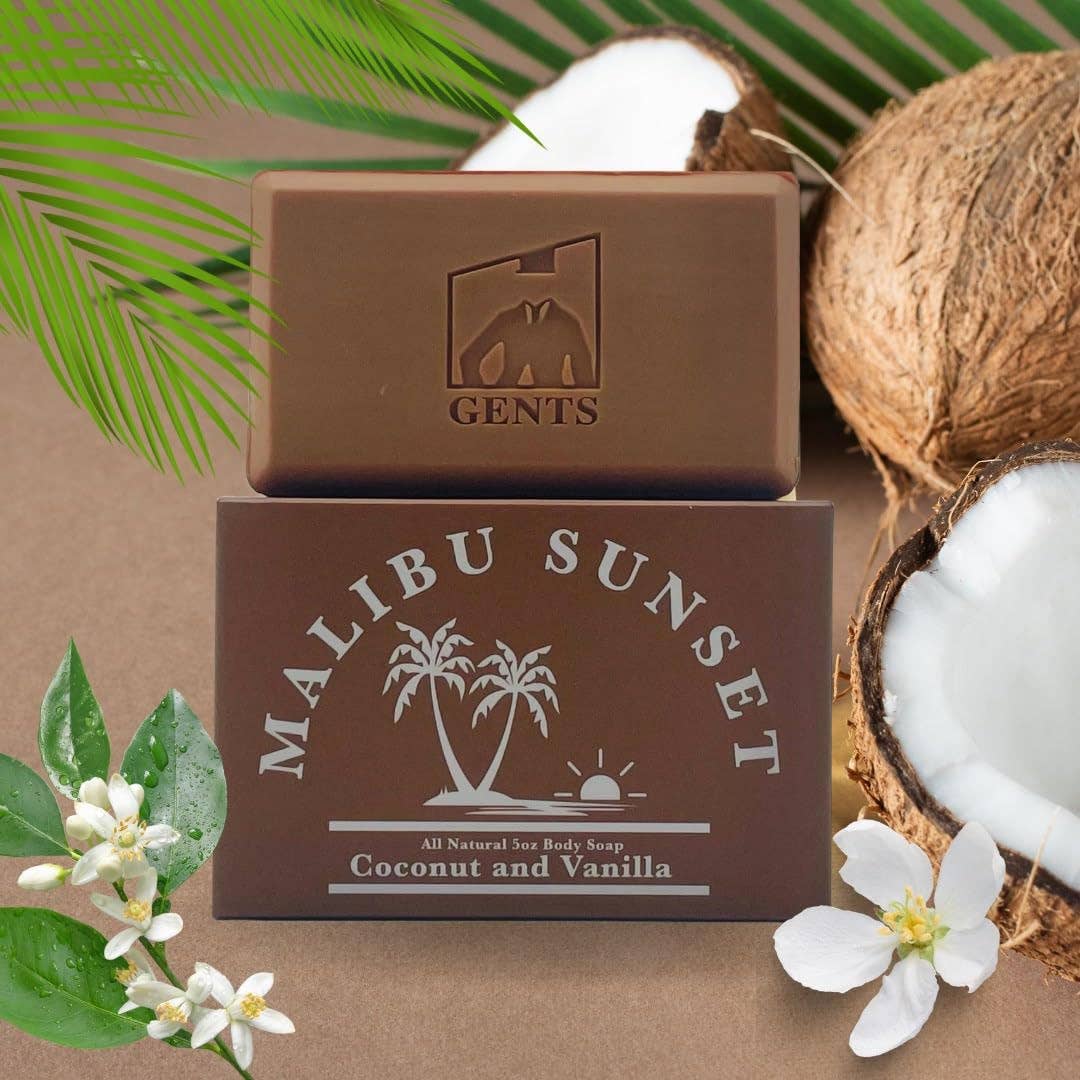 GENTS Body Soaps 5 oz All Natural 5 DIFFERENT SCENTS-GENTS FINE GROOMING PRODUCTS -