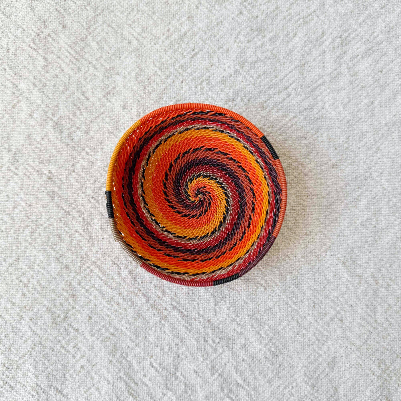 Zulu Wire Bowl: Fire-Amsha