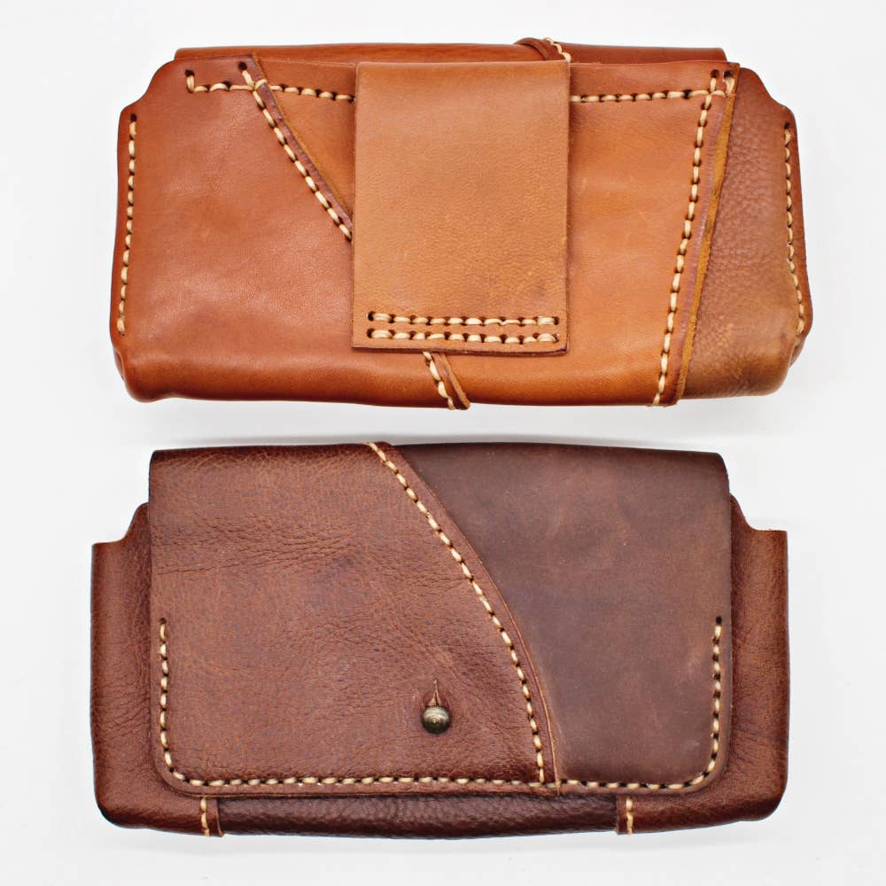 Atlas Goods By Your Needs Company - Western Handmade Leather Phone/ Card Case