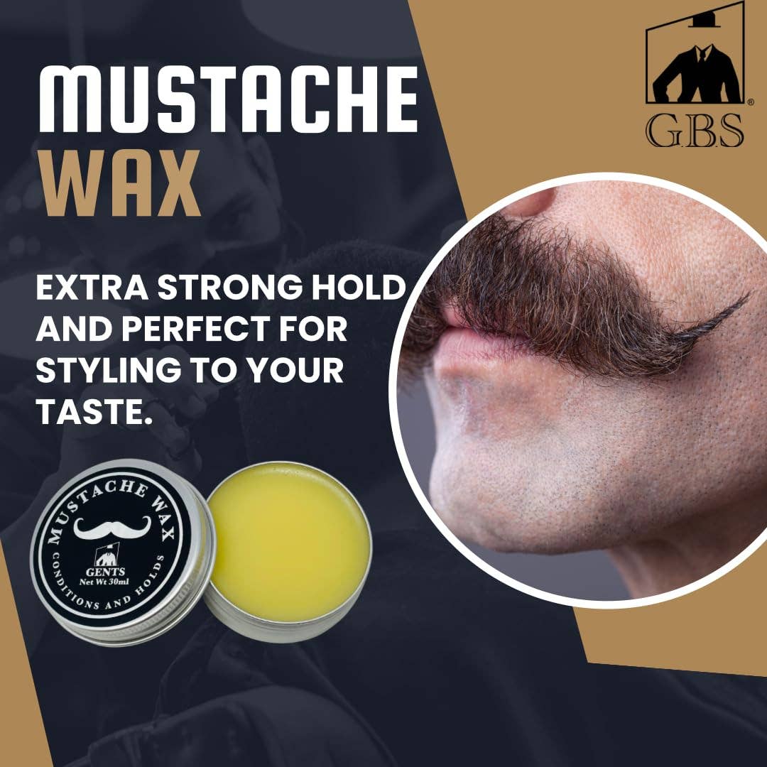 GENTS MUSTACHE WAX 30 ML  (1 unit)-GENTS FINE GROOMING PRODUCTS -