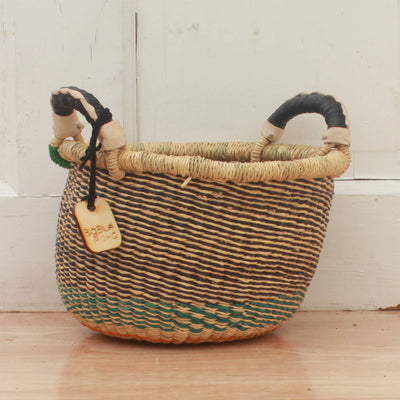 Round Small Two Handle-Big Blue Moma
