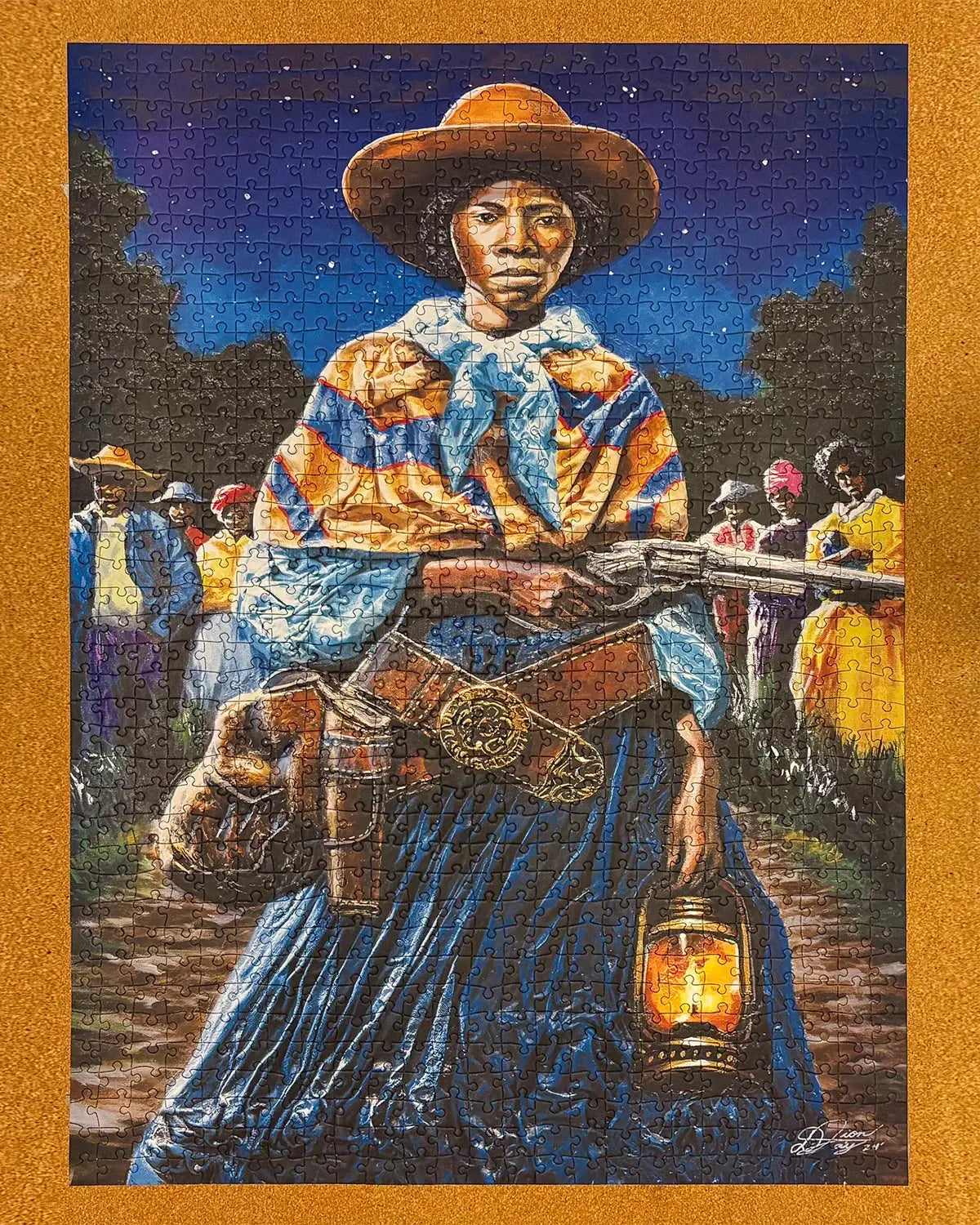 Puzzles of Color - "Young Harriet Tubman, Outlaw For Freedom" by Dion J. Pollard