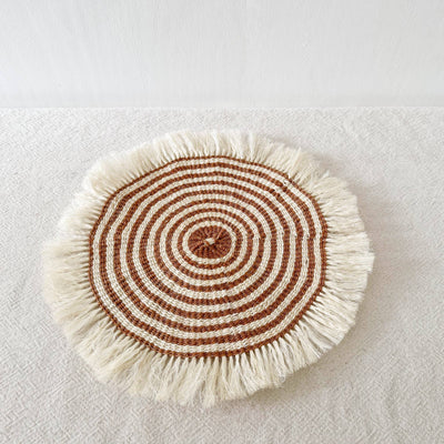 16" Sisal Wall Hanging: Mbura-Amsha