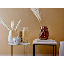 6"L Stoneware Vase w Glaze,