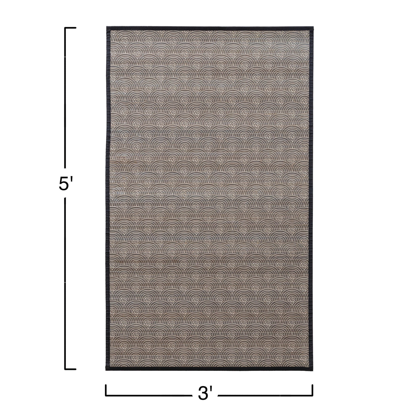 Bamboo Mat w Scallop