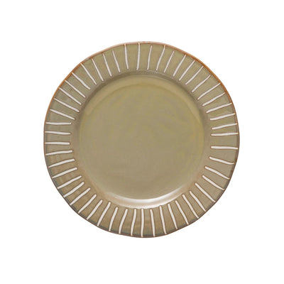 Round Stoneware Plate