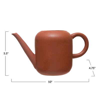 10"L Stoneware Watering Can