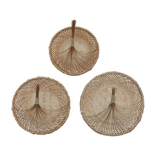 Hand-Woven Seagrass Baskets, Set of 3