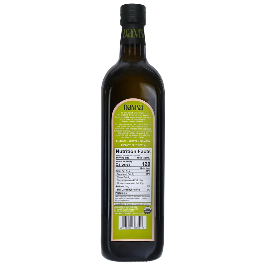 Damya Delicate Organic Extra Virgin Olive Oil - 1L – Cultural