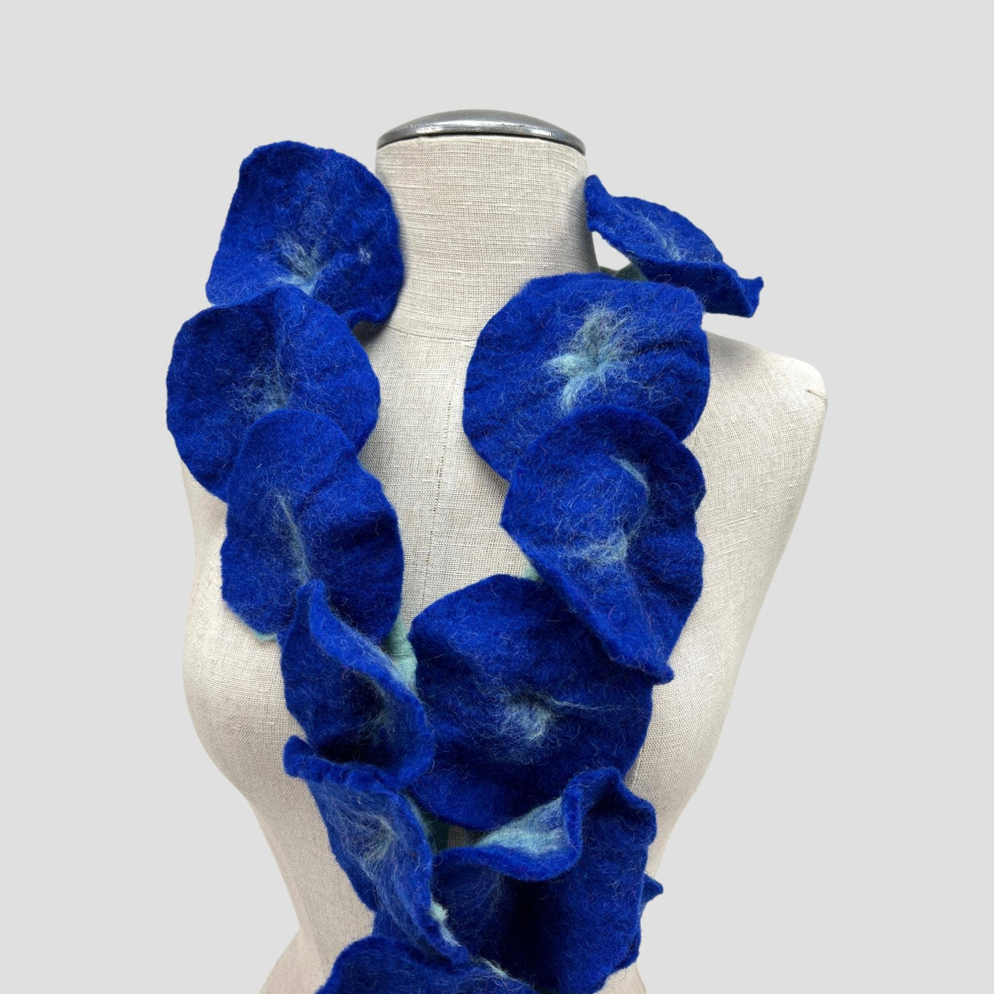 20 Flowers Scarf, Flowers Garland or Wall Hanging-Feltiful