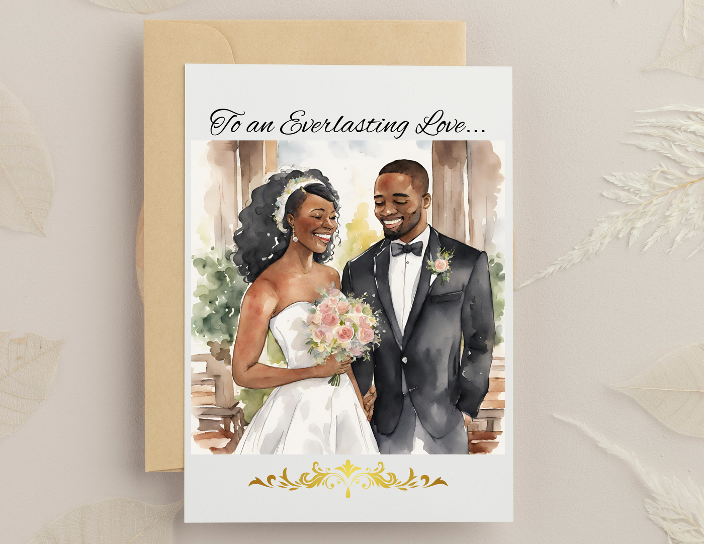 Everlasting Love Wedding Card-Self Care Tribe