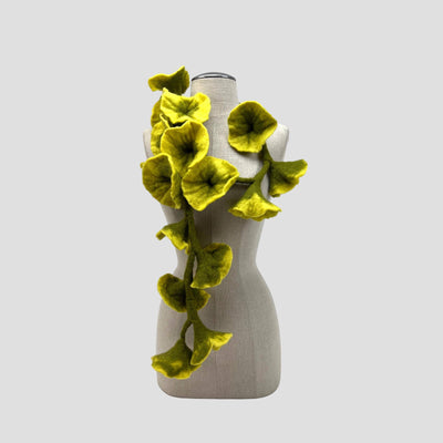 20 Flowers Scarf, Flowers Garland or Wall Hanging-Feltiful