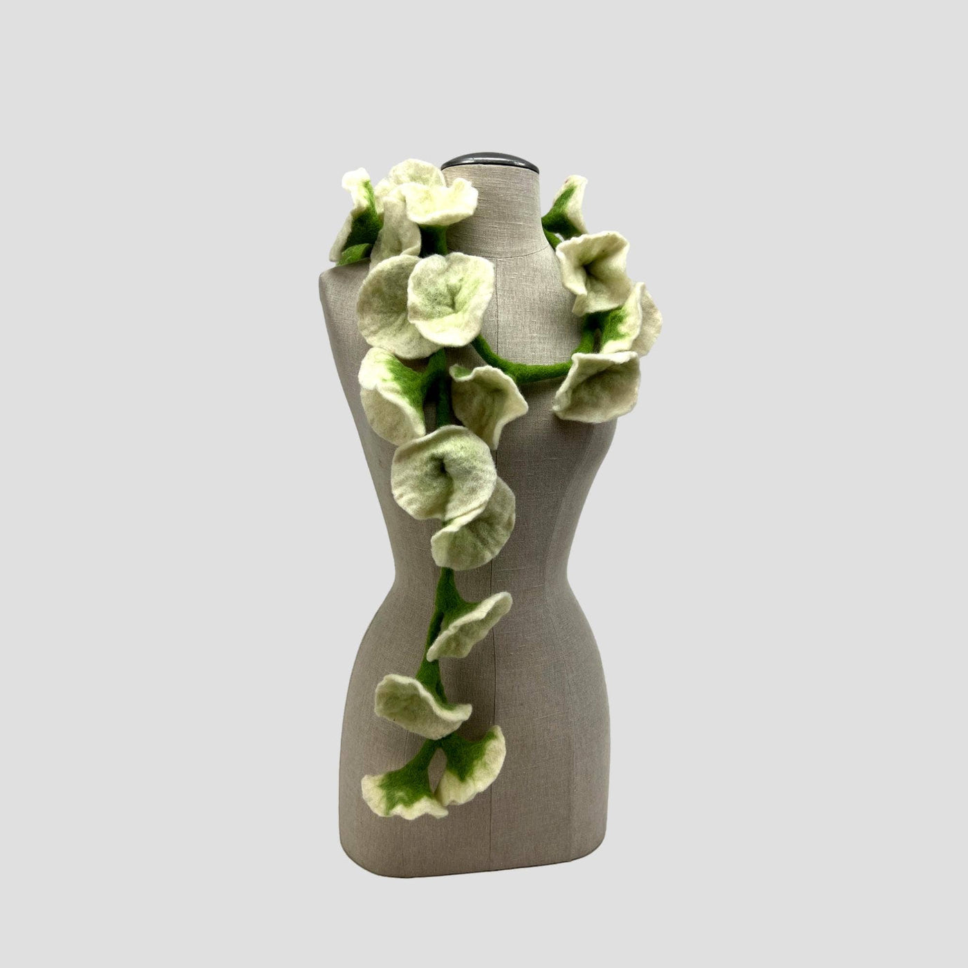 20 Flowers Scarf, Flowers Garland or Wall Hanging-Feltiful