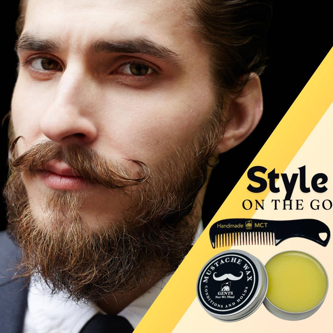 GENTS MUSTACHE WAX 30 ML  (1 unit)-GENTS FINE GROOMING PRODUCTS -